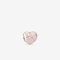Charm de Encaje y Lazo Rosa