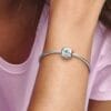 Charm de Tres Lados con Trébol, Herradura y Catarina