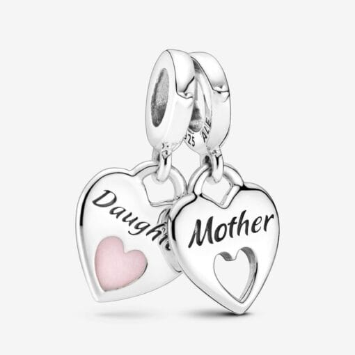 Colgante Doble Corazón Madre E Hija