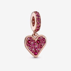 Colgante De Corazón Rose Gold