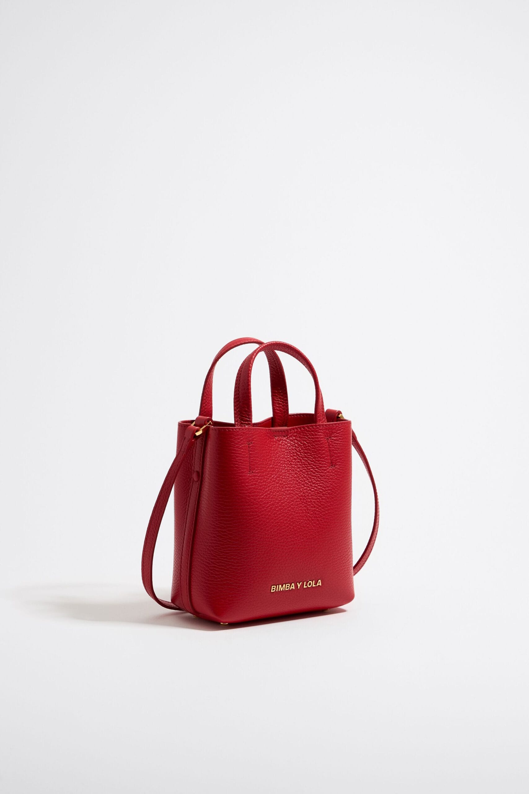 Mini Bolso Chihuahua de Piel Roja