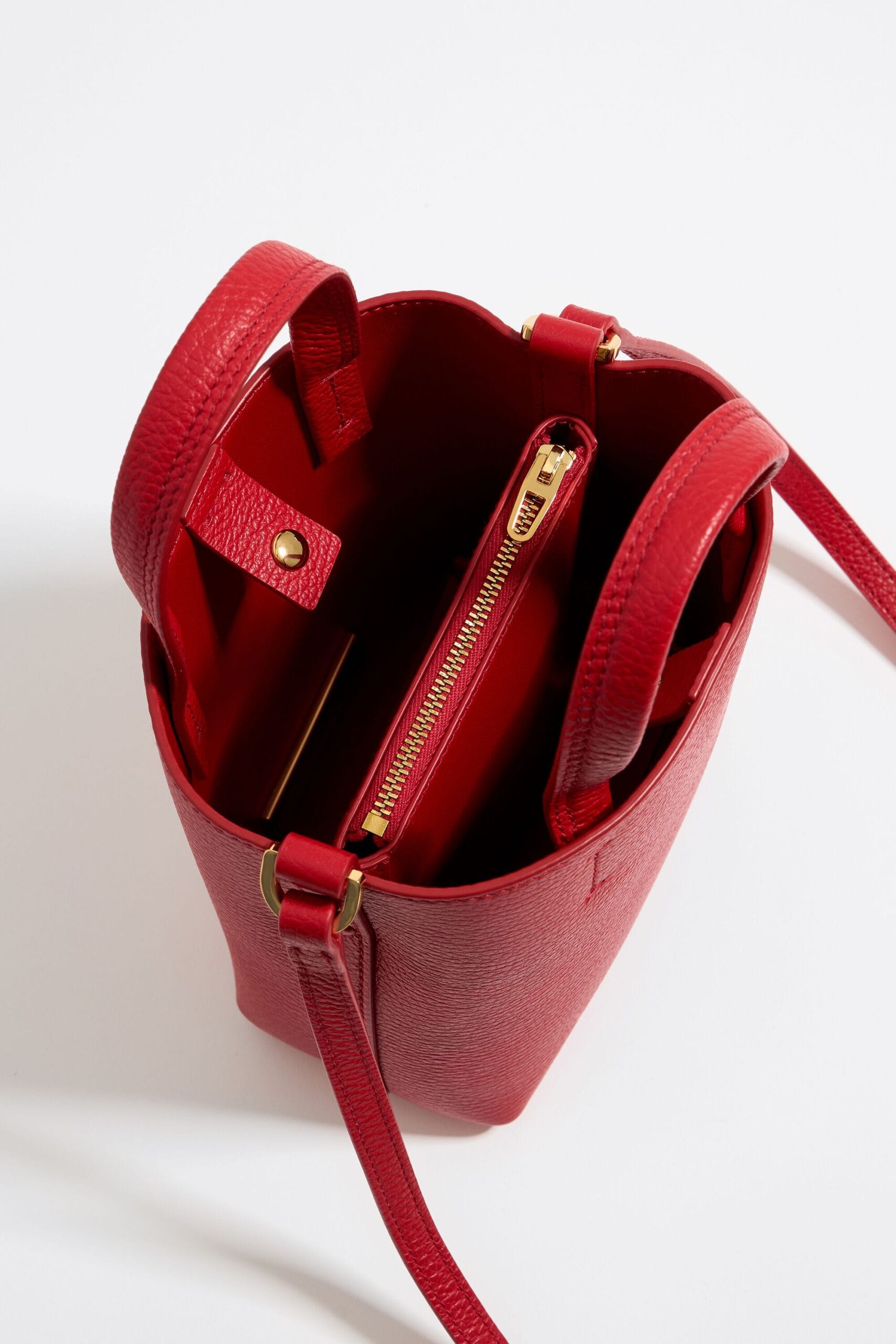 Mini Bolso Chihuahua de Piel Roja
