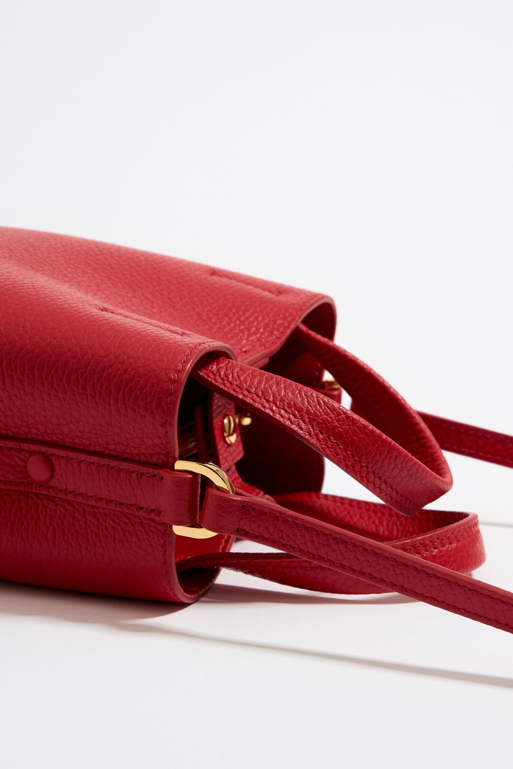 Mini Bolso Chihuahua de Piel Roja