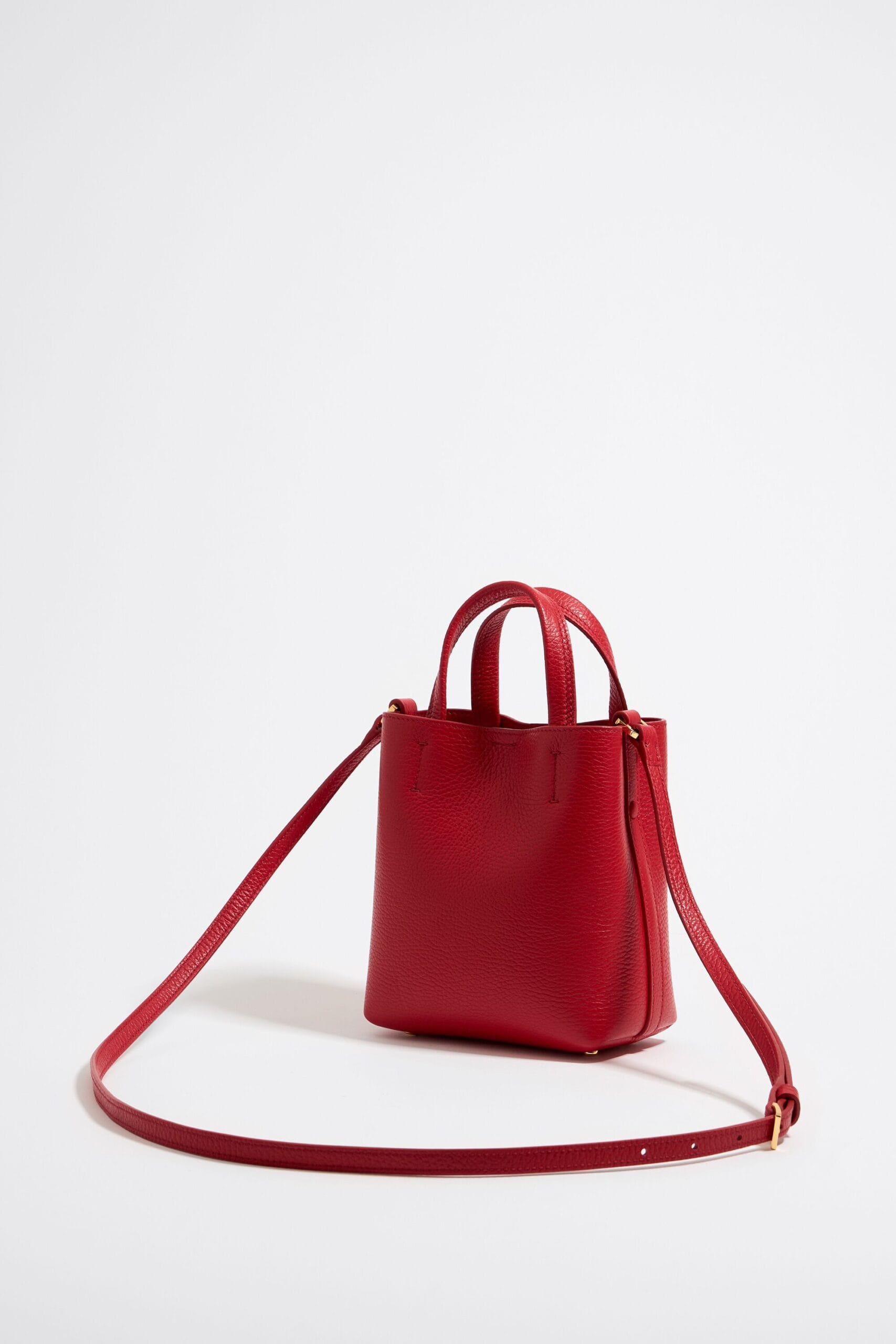 Mini Bolso Chihuahua de Piel Roja