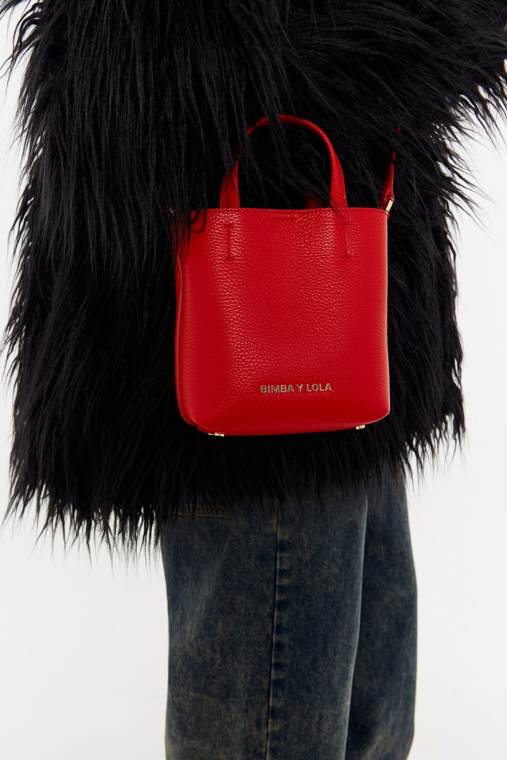 Mini Bolso Chihuahua de Piel Roja