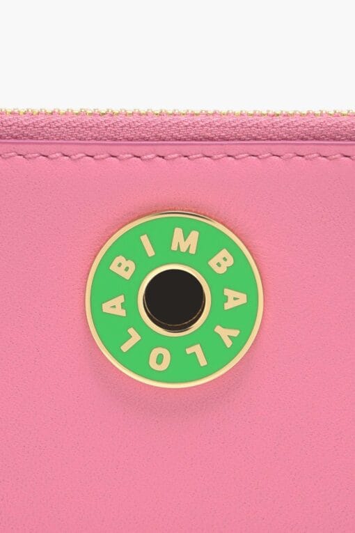 Monedero Rectangular Piel Rosa