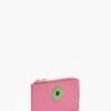 Monedero Rectangular Piel Rosa