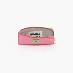 Monedero Rectangular Piel Rosa