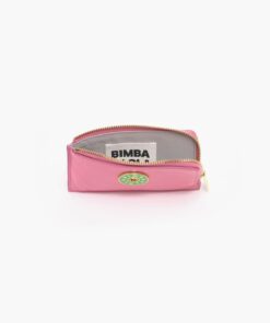 Monedero Rectangular Piel Rosa