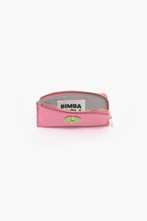 Monedero Rectangular Piel Rosa