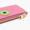 Monedero Rectangular Piel Rosa