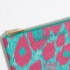 Monedero de Leopardo Turquesa