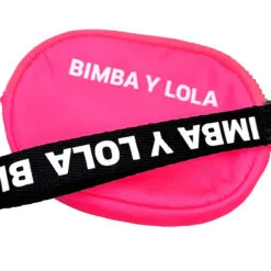 Monedero Ovalado Nylon Rosa