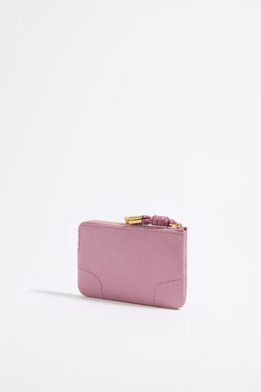 Monedero Piel Rosa