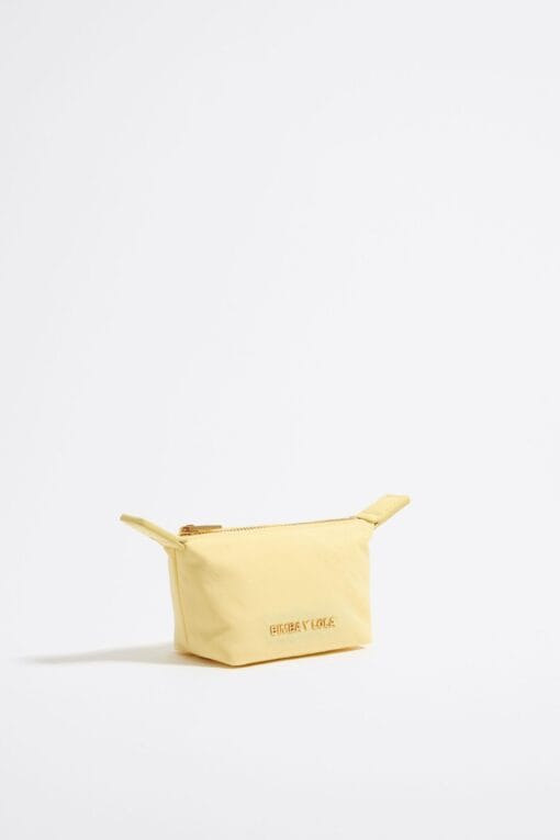 Monedero Trapecio Mini Amarillo