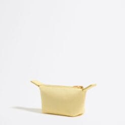 Monedero Trapecio Mini Amarillo