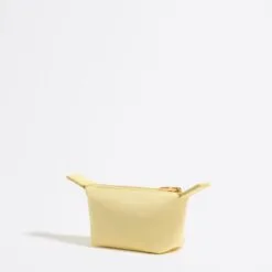 Monedero Trapecio Mini Amarillo