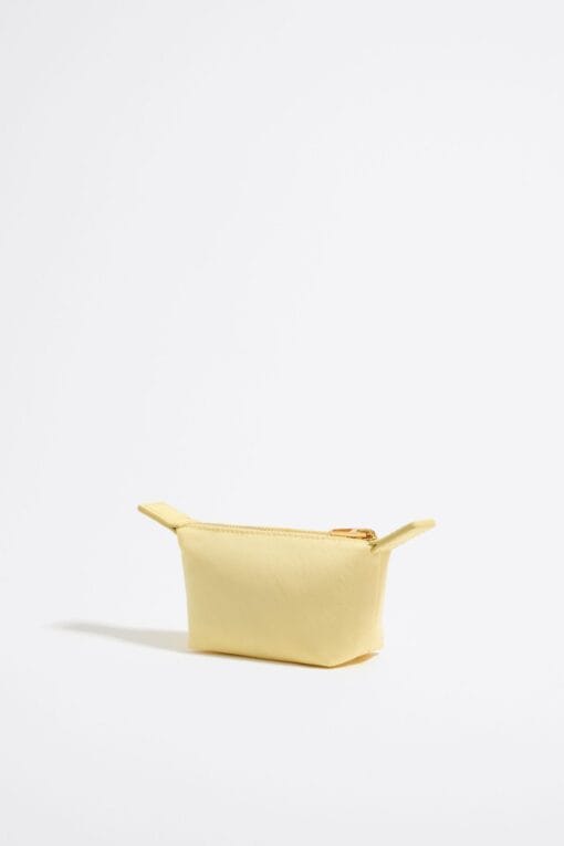 Monedero Trapecio Mini Amarillo