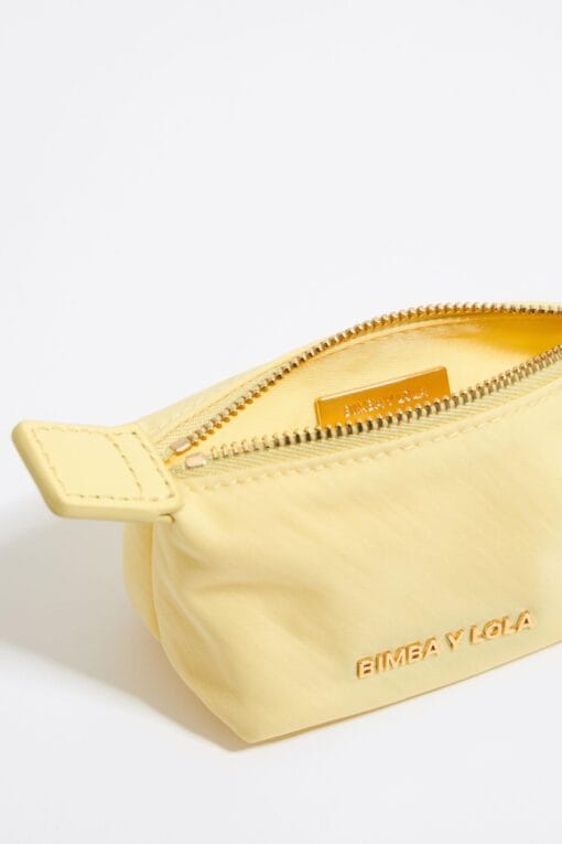 Monedero Trapecio Mini Amarillo