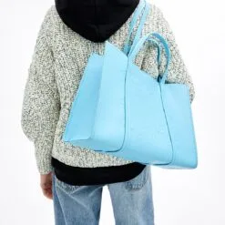 Bolso Shopper Azul Claro