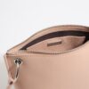 Bolso Trapecio Mediano Piel Rosa Claro