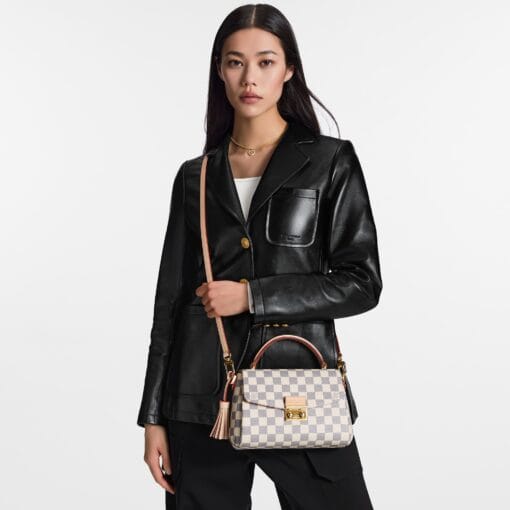 Croisette Damier Azur Canvas