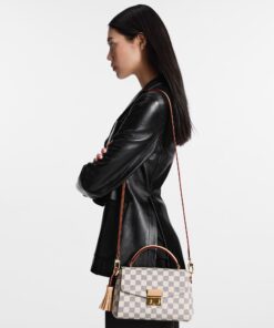 Croisette Damier Azur Canvas