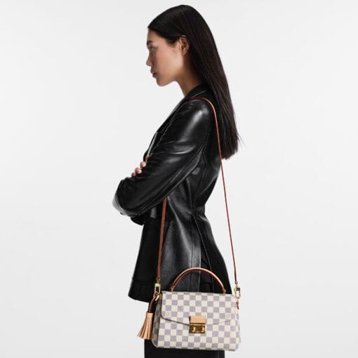 Croisette Damier Azur Canvas