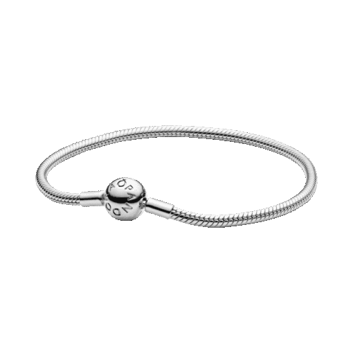 Pulsera Cadena de Serpiente con Cierre Redondo